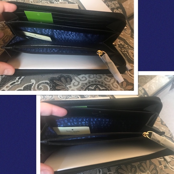✨KATE SPADE✨Last 1! HOST PICK🎉Sparkle Blue Wallet - Picture 3 of 8